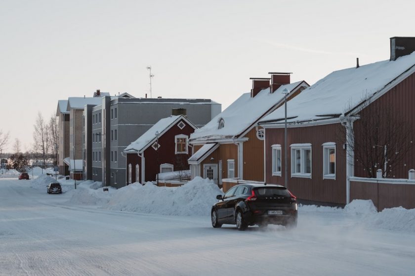 Snowy Street Scene